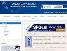 Tablet Screenshot of fundusze-europejskie.net